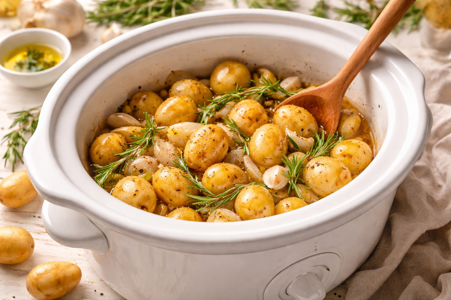 aardappelen koken in slowcooker