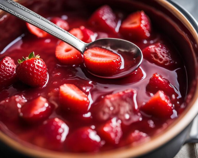 aardbei rabarber compote