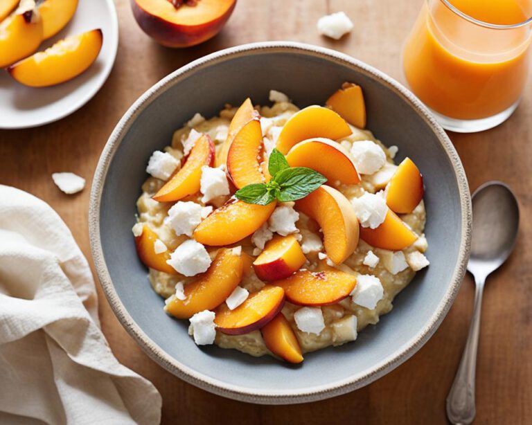 slowcooker perzik banaan compote