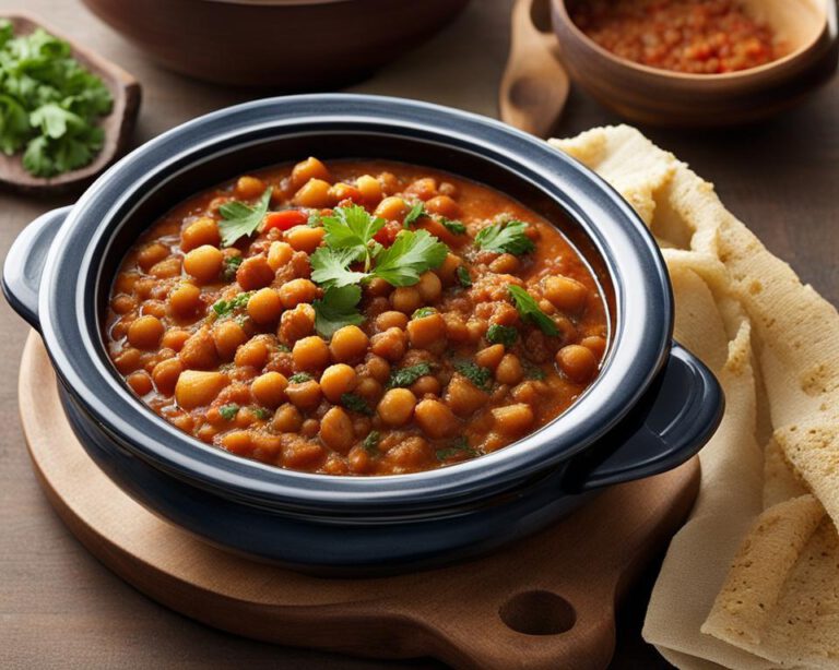 slowcooker pittige kikkererwtenstoof