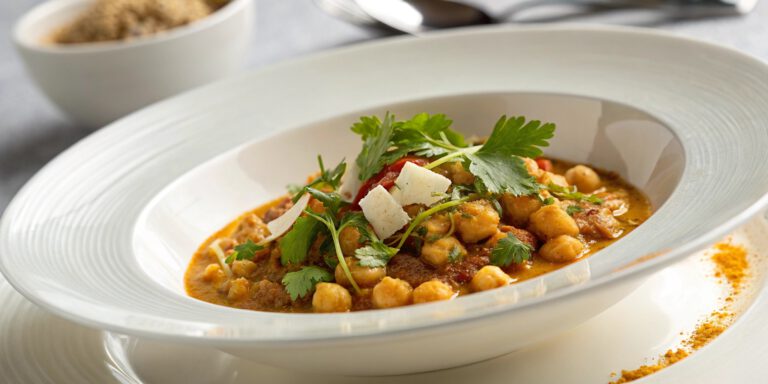 Zalige Kikkererwten Curry Langzaam Gegaard