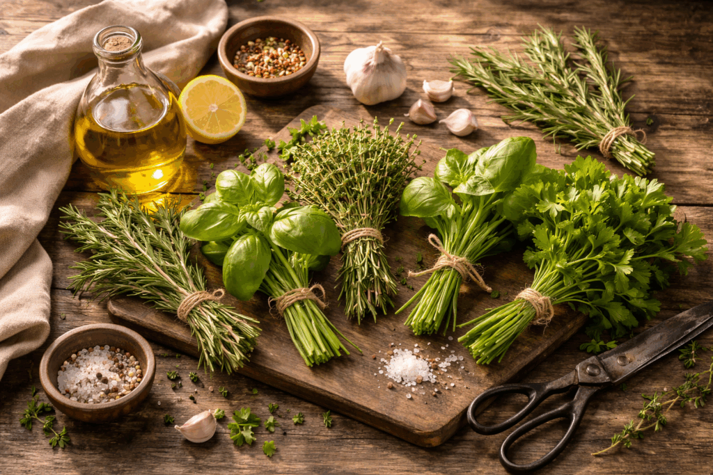 kruiden in slowcooker