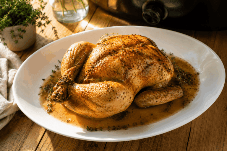 hele kip in slowcooker