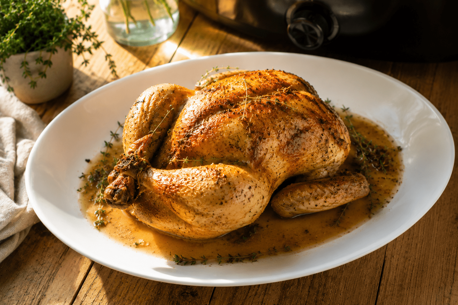 hele kip in slowcooker
