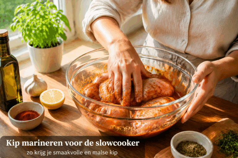 Kip marineren voor de slowcooker: hoe lang, waarmee en wat werkt echt?